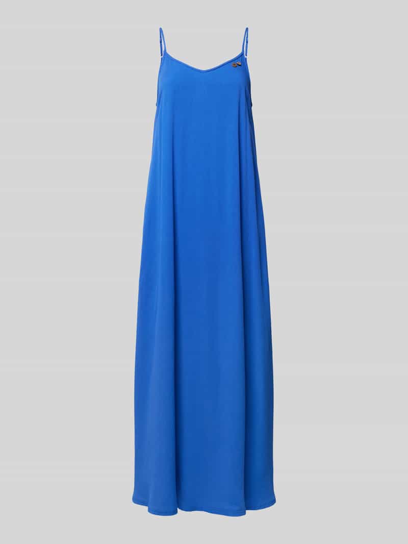 Ragwear Midi-jurk van viscose met spaghettibandjes
