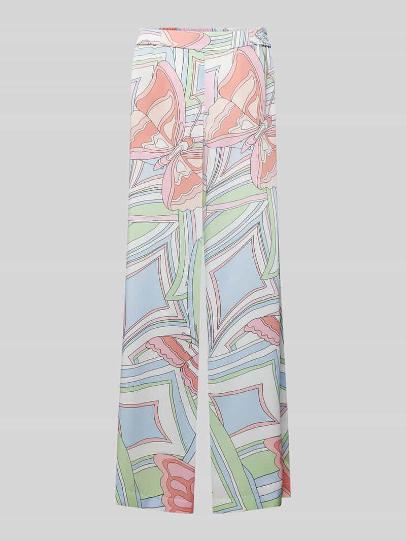 Broek met all-over motief, model 'ROSANNE' SEDUCTIVE