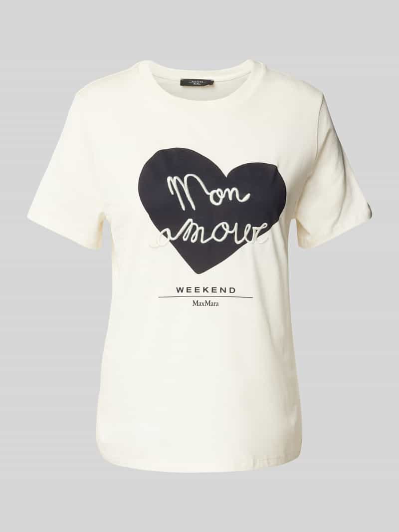 Weekend Max Mara T-shirt met ronde hals model 'VELLO'
