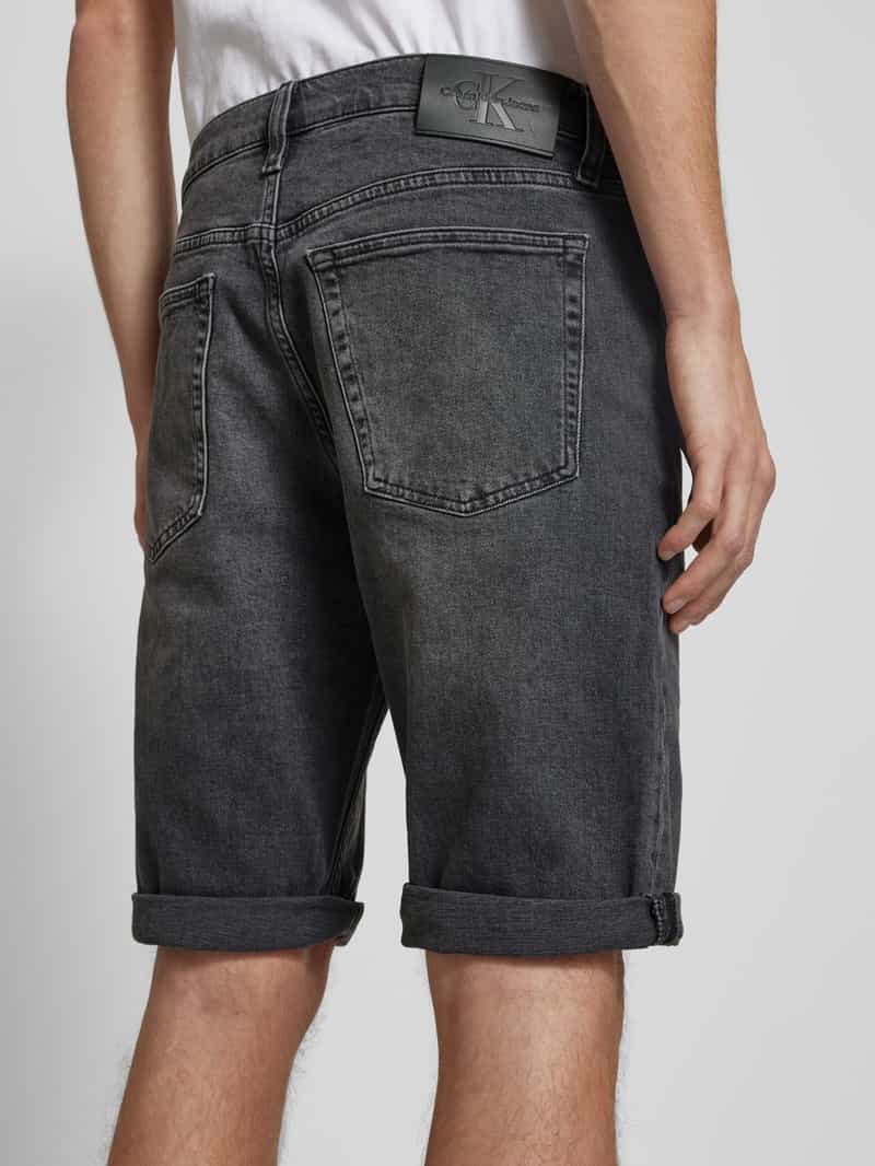 Calvin Klein Jeans Korte slim fit jeans in 5-pocketmodel