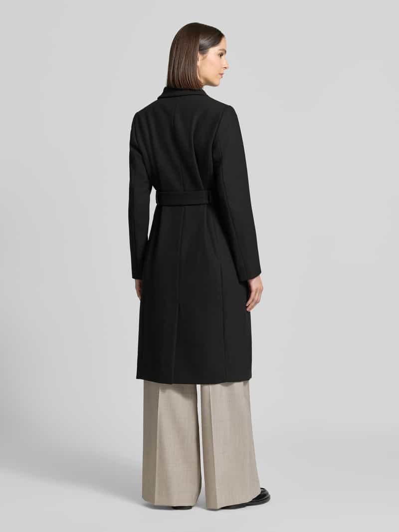 Christian Berg Woman Selection Lange jas met wol