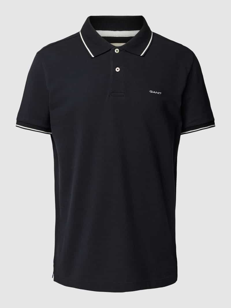 Gant Poloshirt met labelstitching model 'TIPPING'