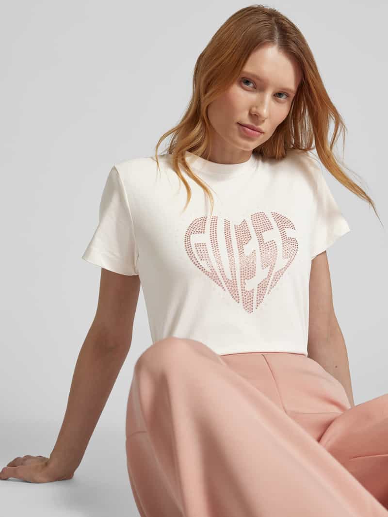 Guess Activewear T-shirt met labeldetail model 'JULIA'