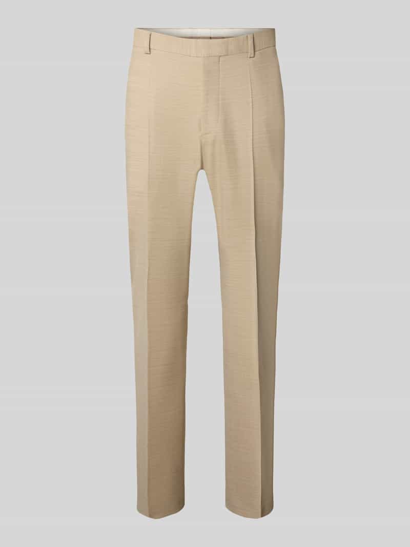 Boss Regular fit pantalon met wol model 'LEON'