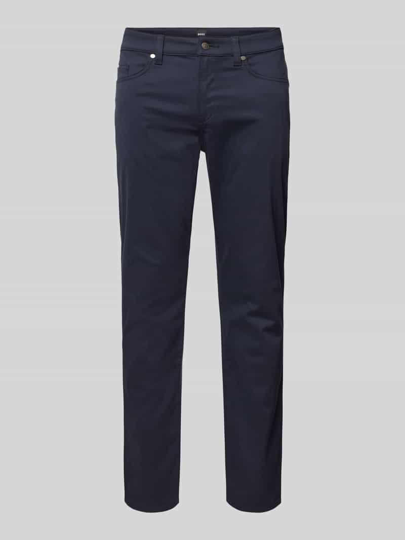 Boss Slim fit stoffen broek met stretch, model 'Delaware'