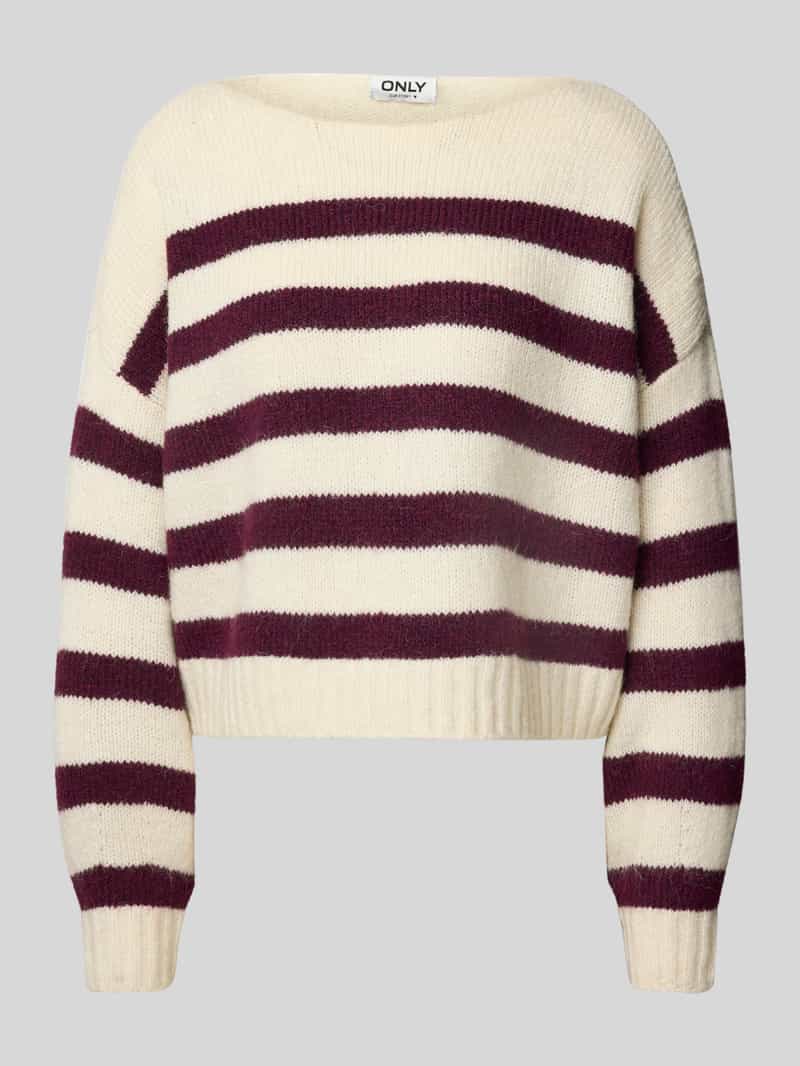 Only Regular fit gebreide pullover met all-over motief model 'LAYA'