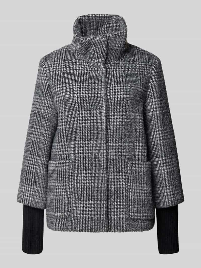 s.Oliver BLACK LABEL Regular fit jack met lange ribgebreide manchetten