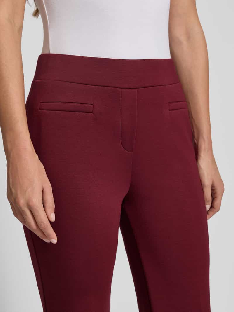 Christian Berg Woman Flared fit stoffen broek van viscosemix