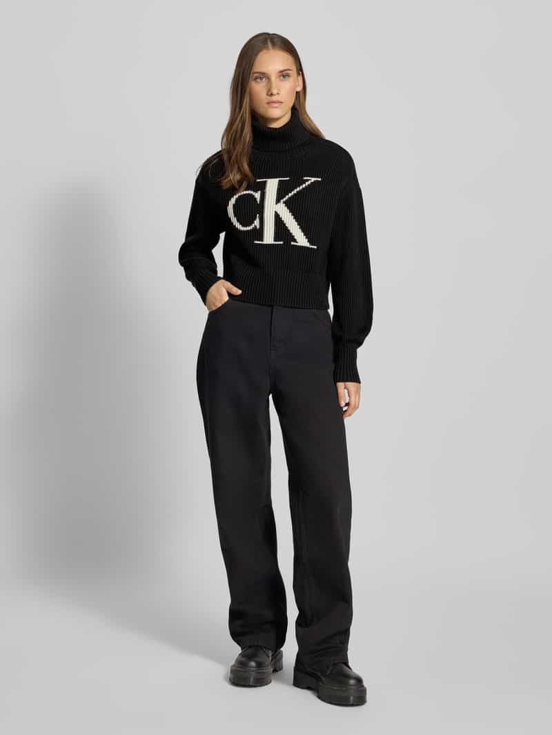 Calvin Klein Gebreide coltrui zwart, foto 5