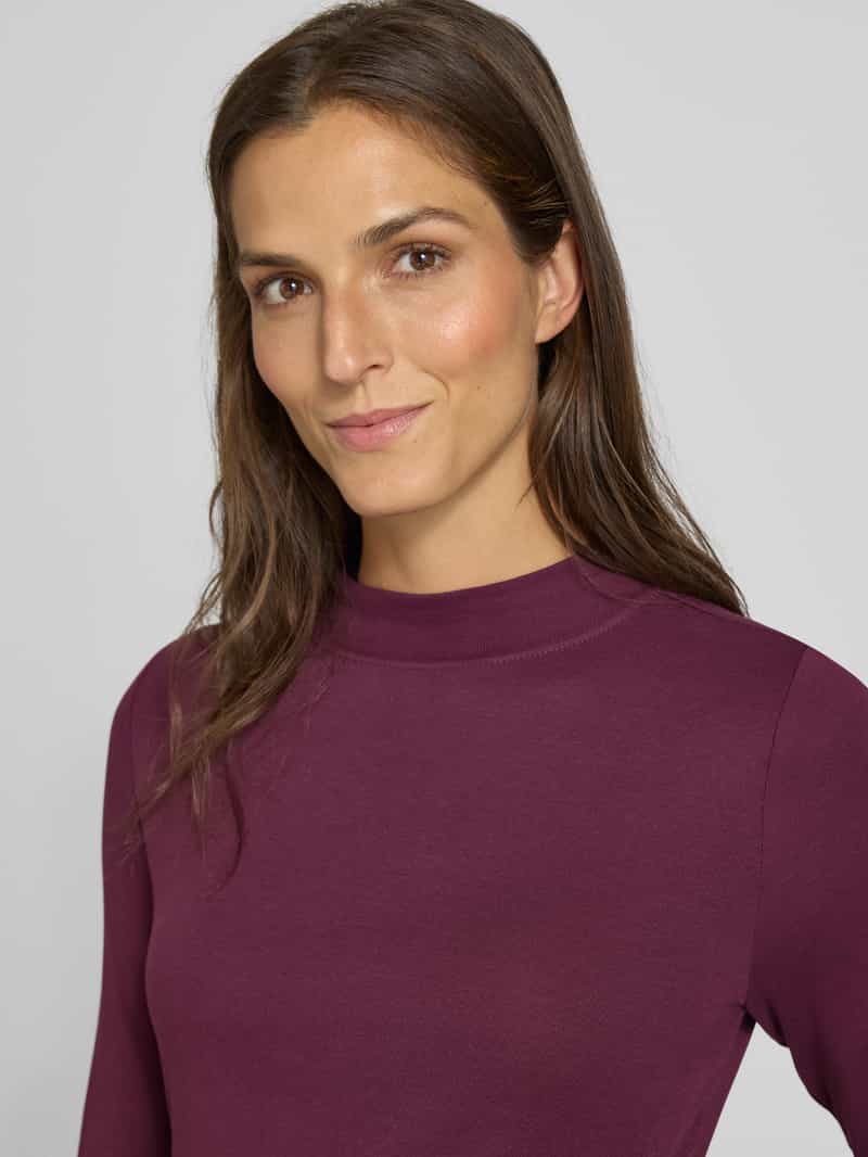 Christian Berg Woman Shirt met lange mouwen en opstaande kraag