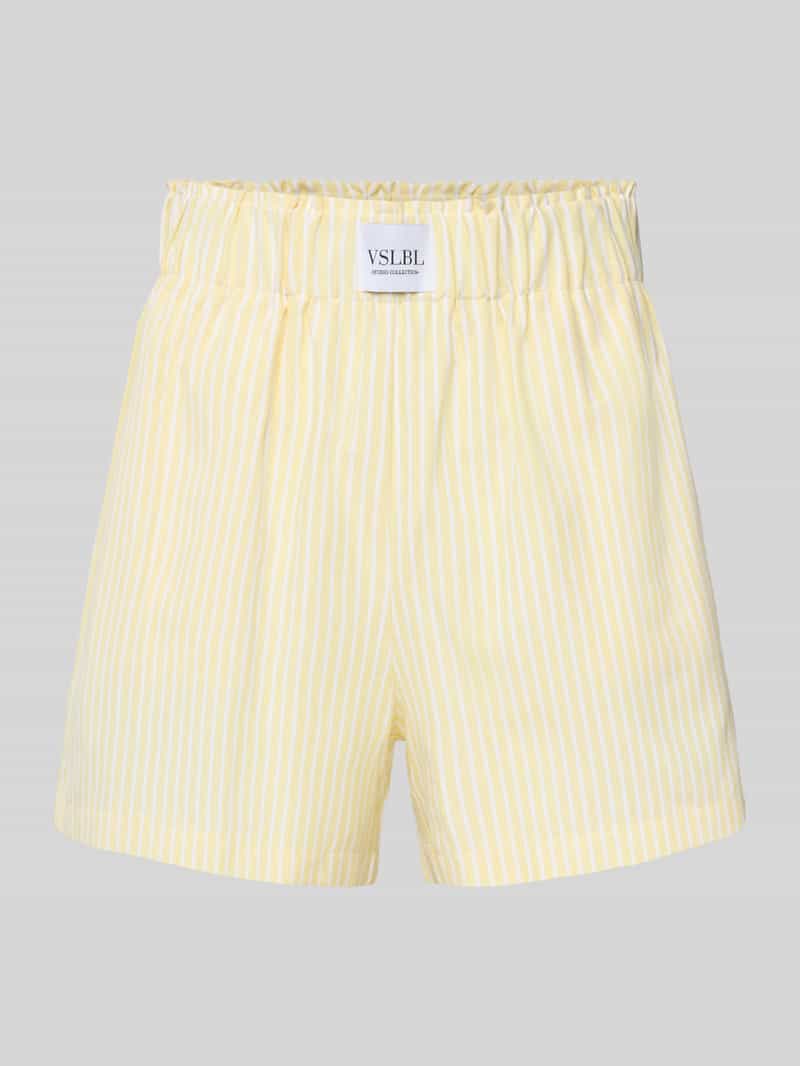 VILLA SOPHIE Relaxed fit korte broek van katoenmix model 'Stella'