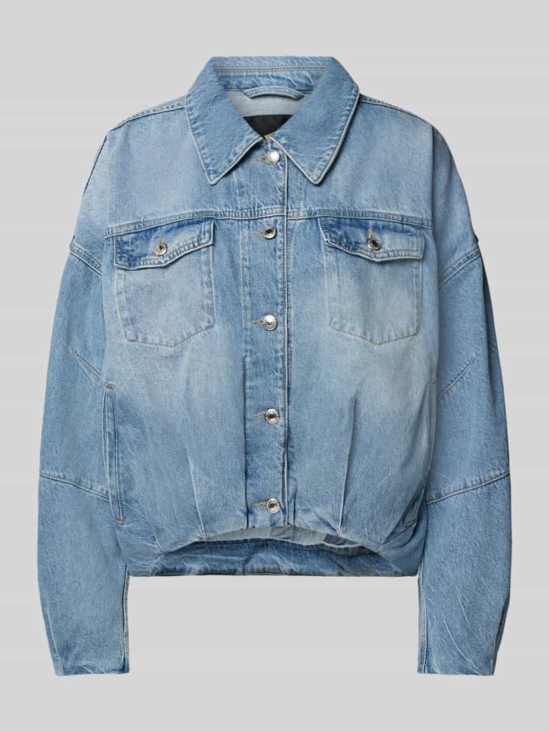 drykorn Jeansjack met platte kraag model 'BLAXTON'