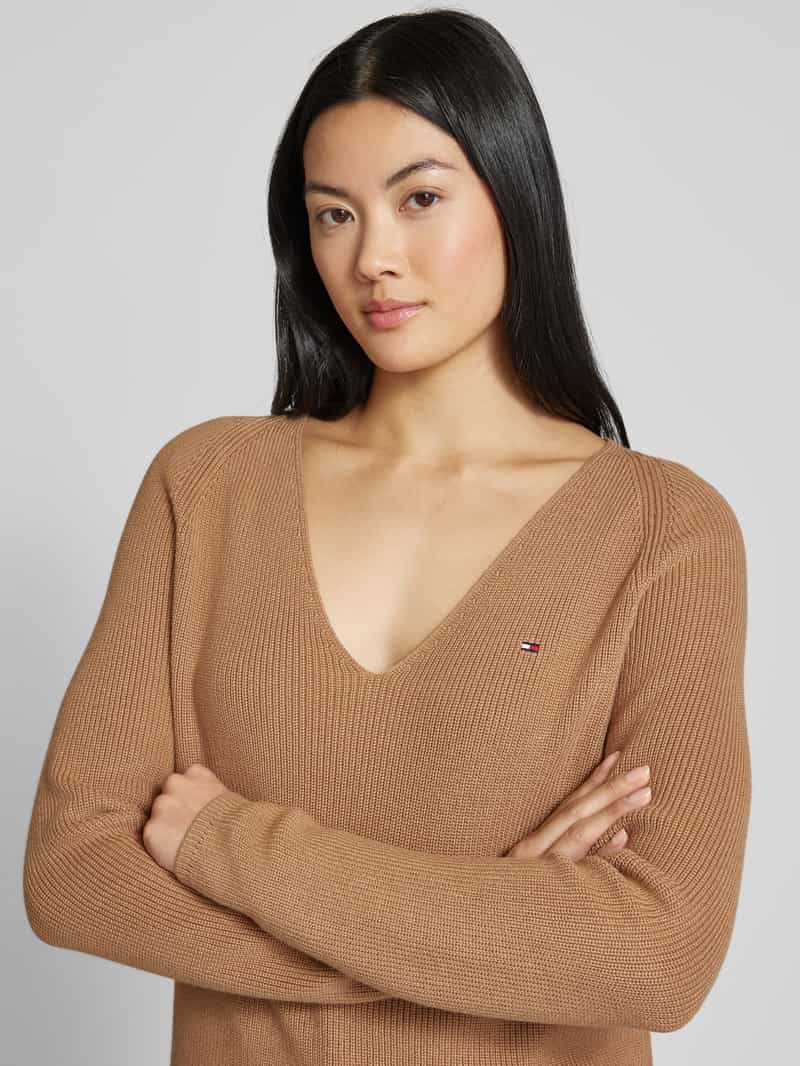 Tommy Hilfiger Gebreide pullover met V-hals