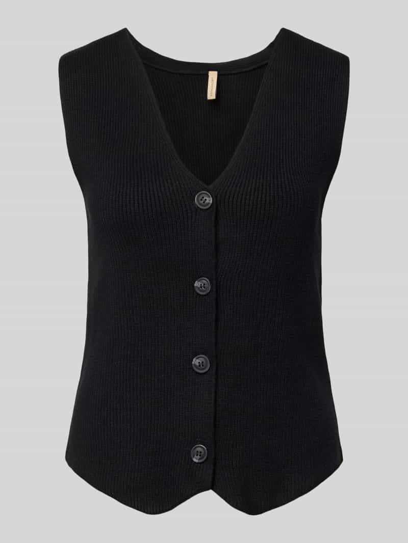 Soyaconcept Gilet met V-hals model 'KANITA'
