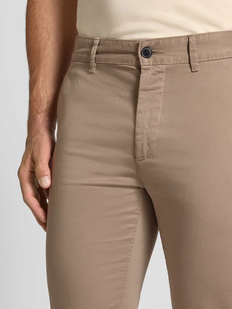 Boss Orange Slim fit chino van katoenmix