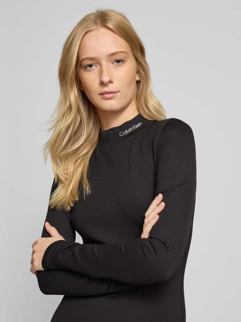 Calvin Klein Jeans Mini-jurk met opstaande kraag model 'MILANO'