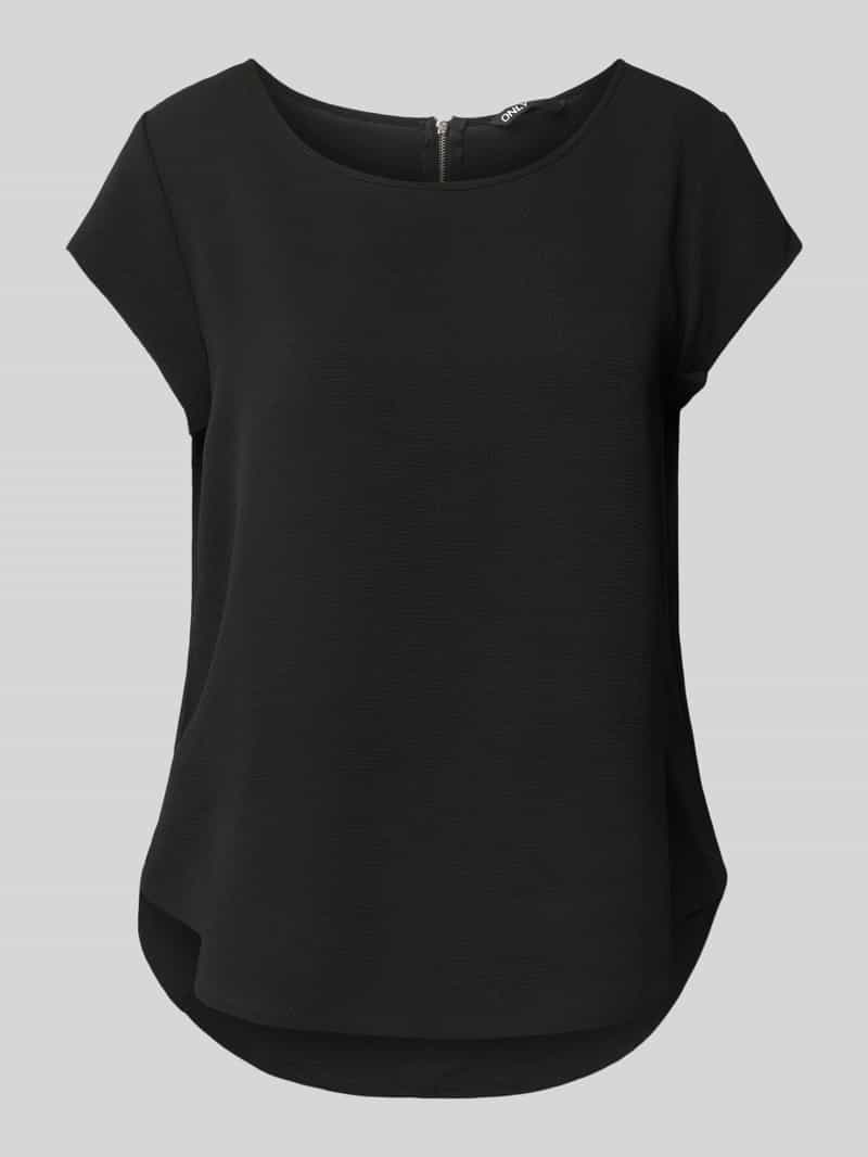 Only Blouse met korte mouwen ONLVIC S/S SOLID TOP NOOS PTM