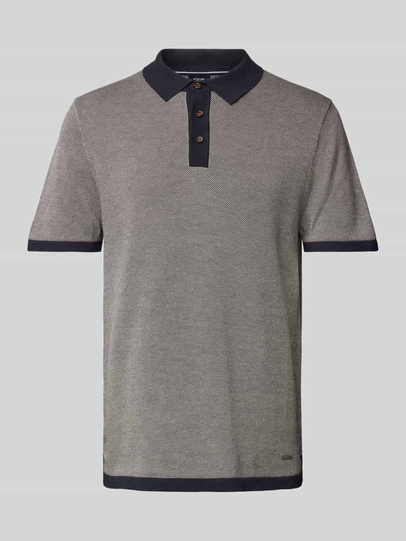 JOOP! Collection Poloshirt met korte knoopsluiting model 'Trent'