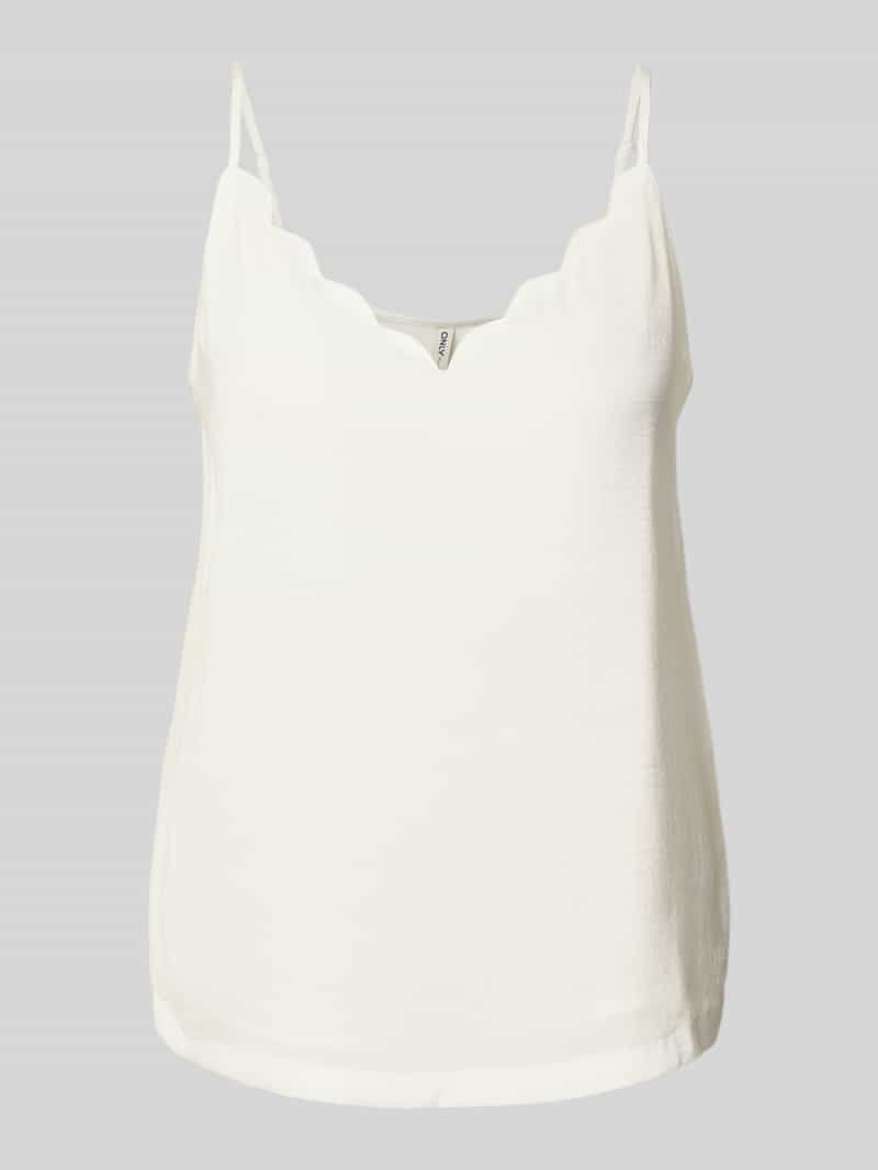 Only Regular fit blousetop met V-hals model 'DEBBIE'