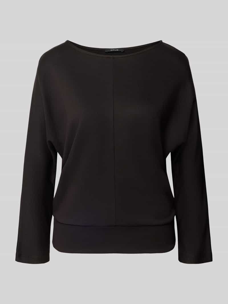 Opus Shirt met lange mouwen met boothals model 'Suisa'