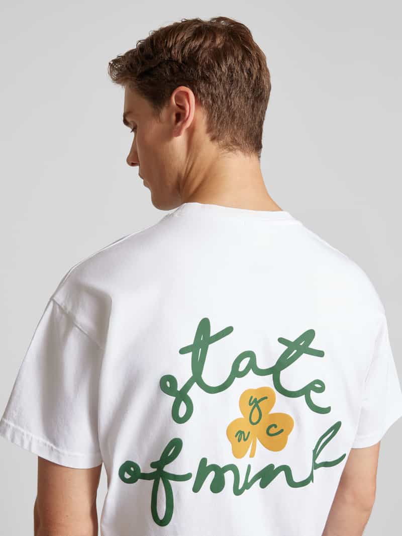 BLKVIS T-shirt met labelprint