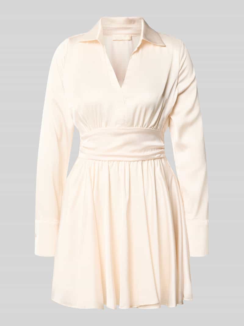 Guess Mini-jurk met V-hals model 'CONCETTA FLARE DRESS'
