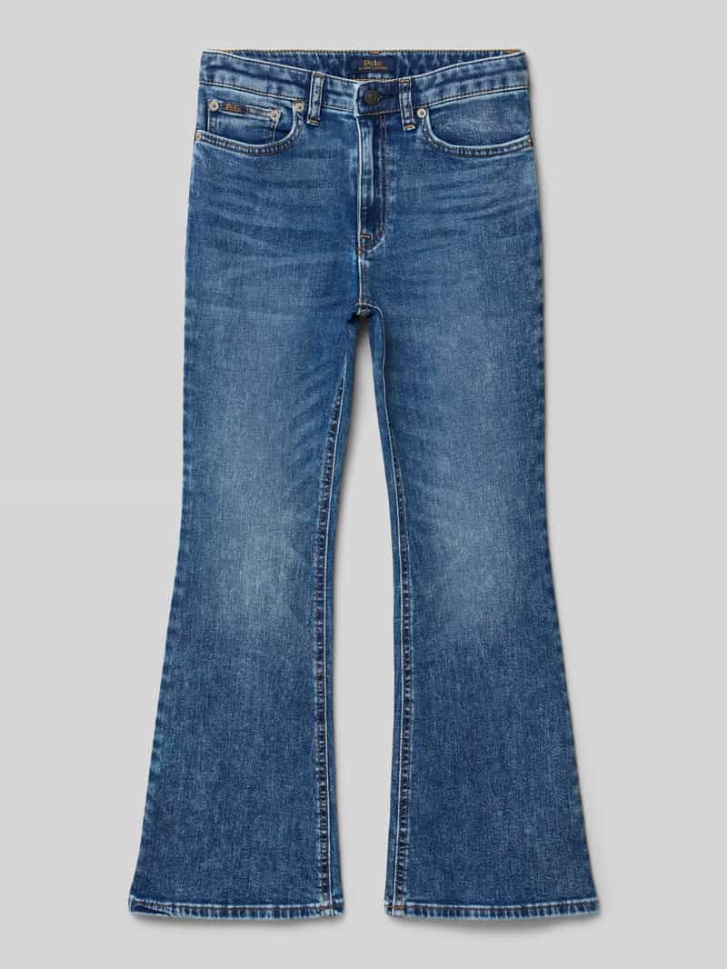 Polo Ralph Lauren Teens Flared fit jeans met logopatch
