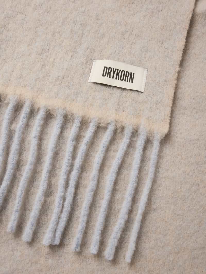 drykorn Sjaal van alpacamix met franjes model 'BEAUT'
