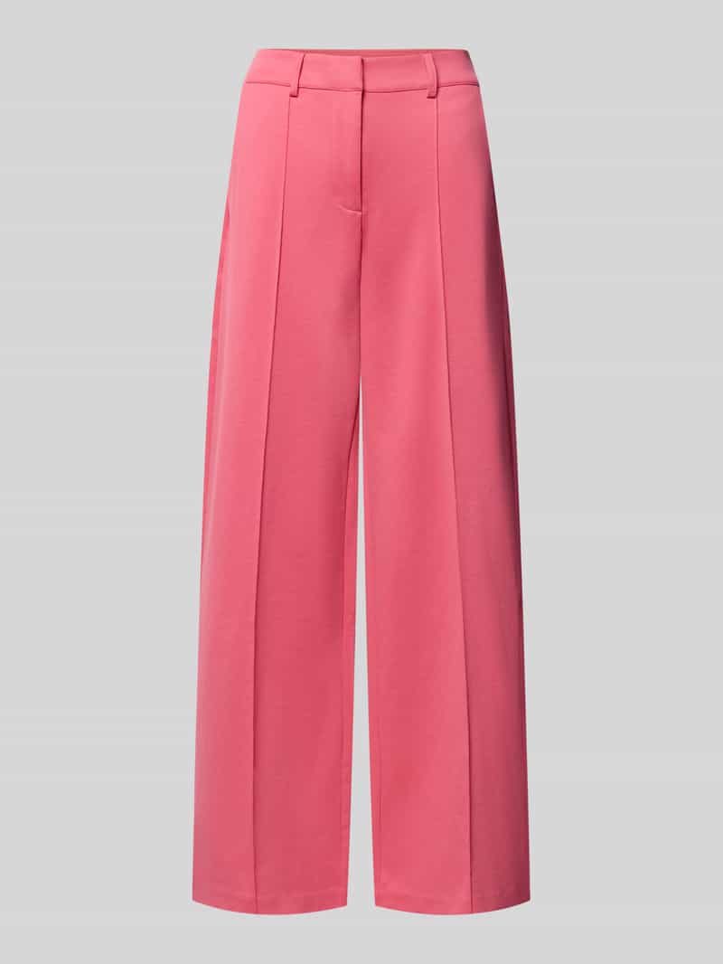 Ichi broek met wijd pijp en lengtenaden model 'KATE'