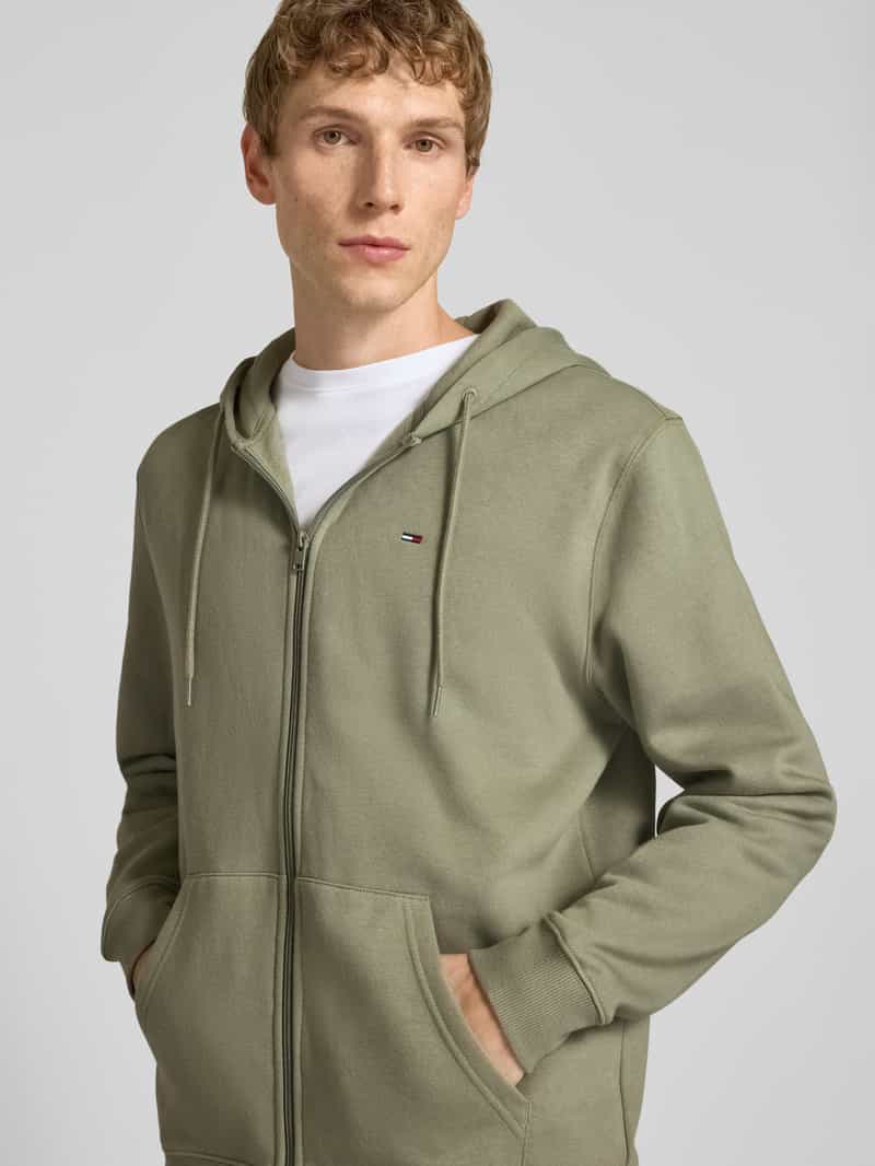Tommy Jeans Regular fit sweatjack van katoenmix