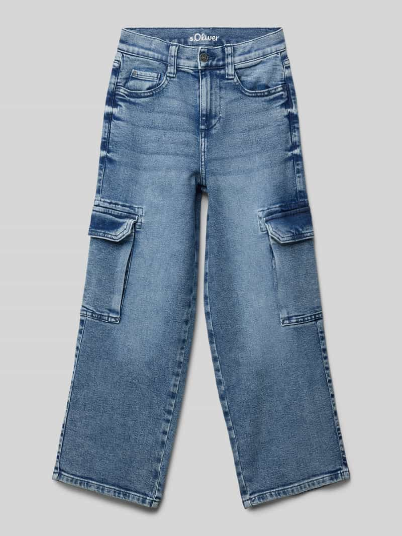 s.Oliver RED LABEL Regular fit jeans met cargozakken