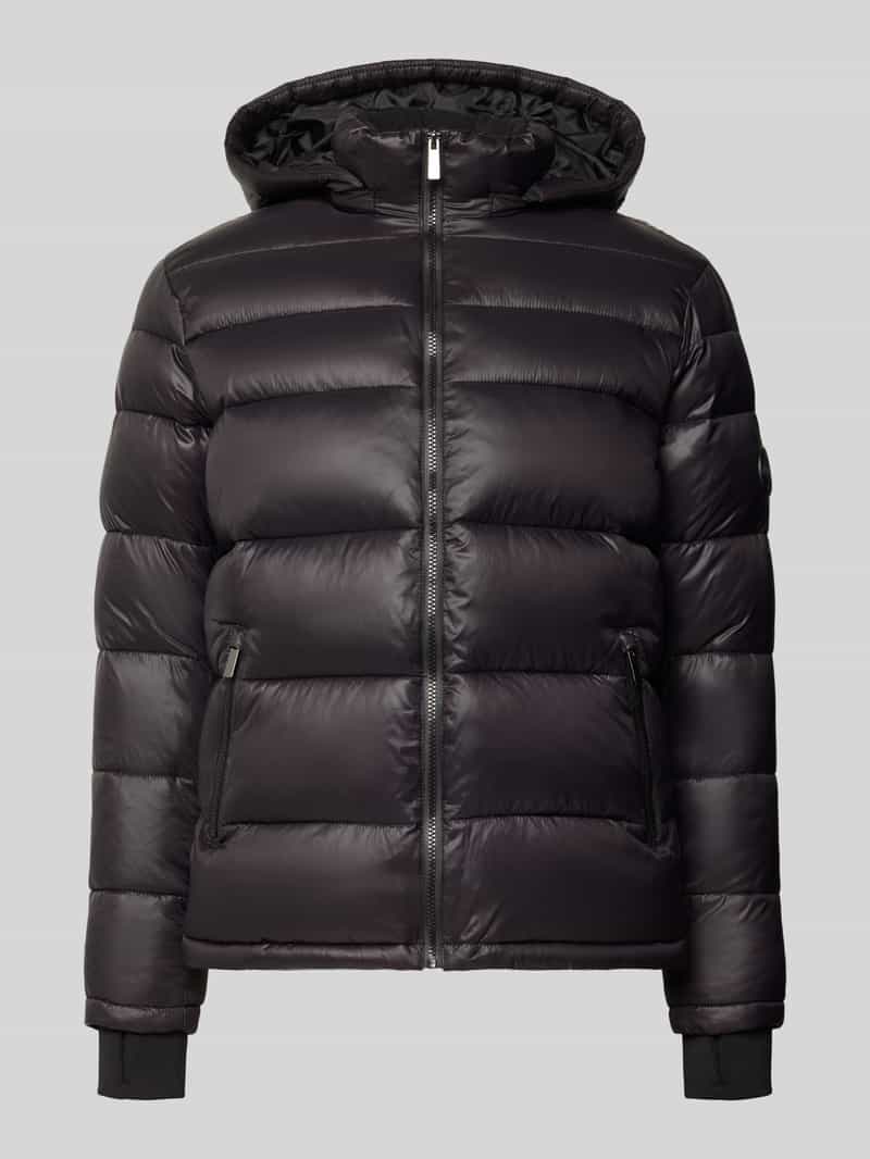 CARS JEANS Gewatteerd jack met capuchon model 'WOLVES'