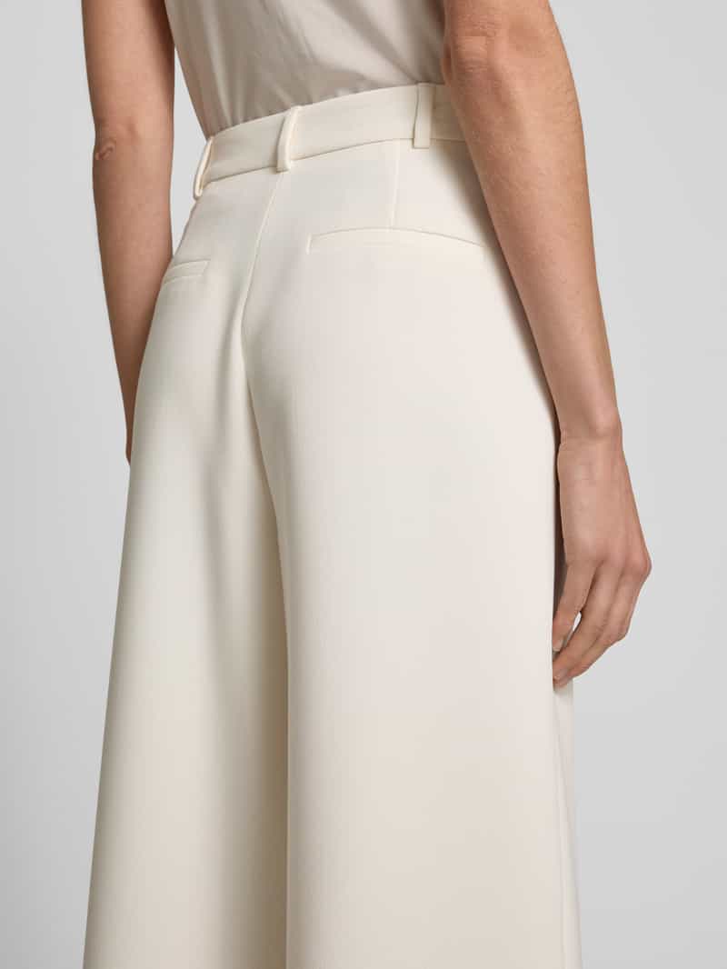 Jake*s Collection Wide leg stoffen broek met riemlussen