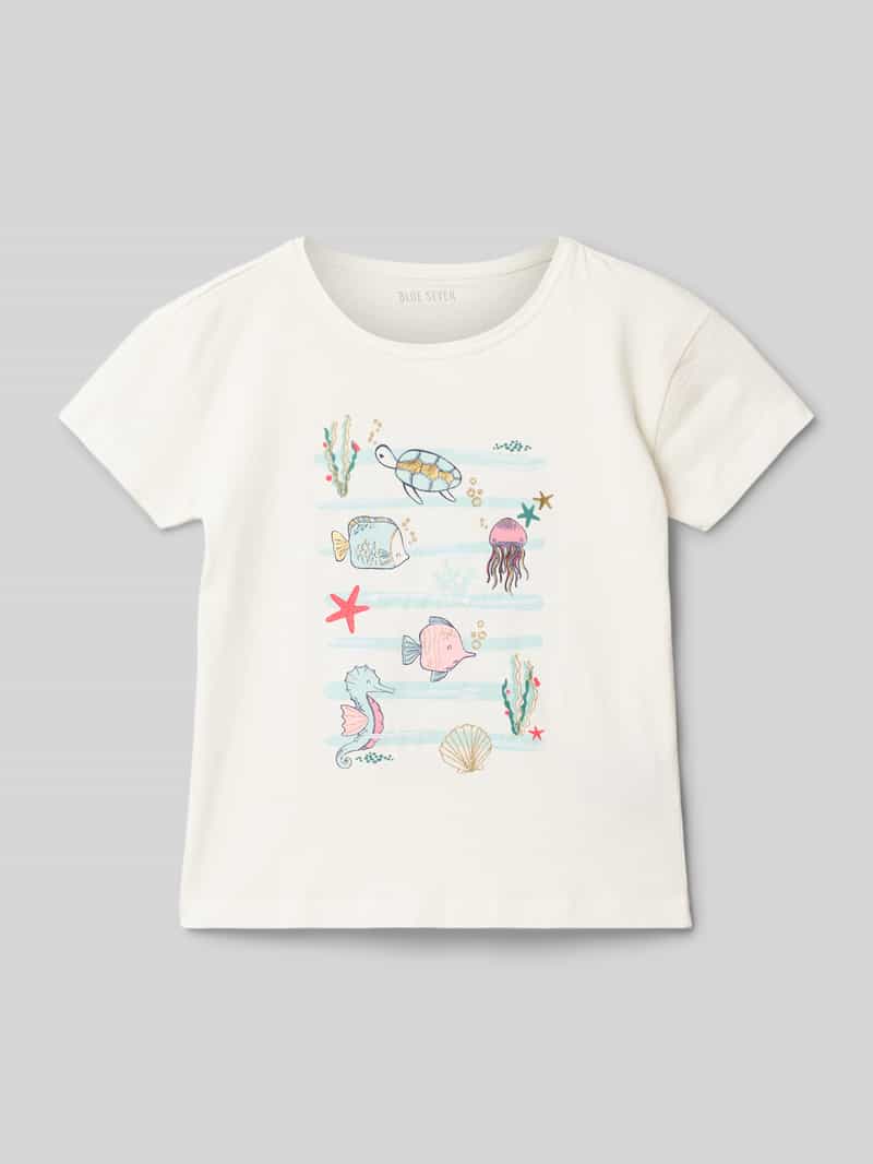 BLUE SEVEN T-shirt met motiefprint