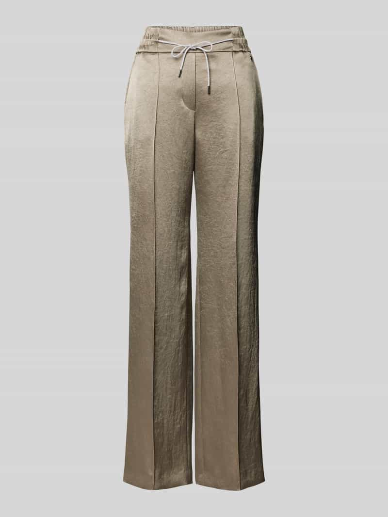 Marc Cain Straight leg broek met tunnelkoord