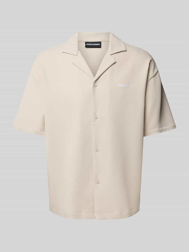 Pegador Relaxed fit vrijetijdsoverhemd met plissévouwen model 'TROY'