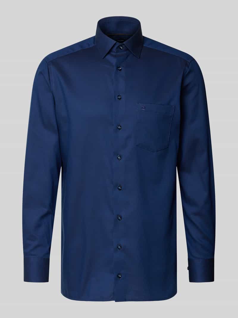 Olymp Modern fit zakelijk overhemd met kentkraag model 'NEW KENT'