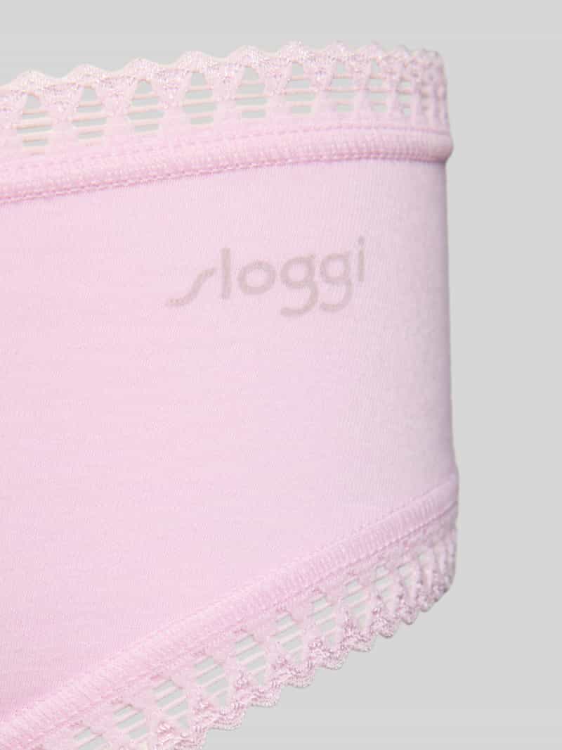 Sloggi Slip met kantranden in een set van 3 stuks model 'Crush'
