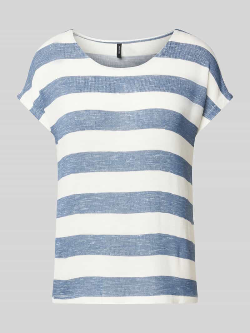 Vero Moda Shirt met korte mouwen VMWIDE STRIPE SL TOP GA JRS NOOS