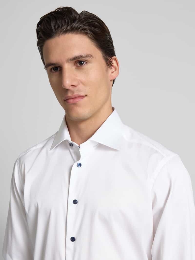 Eton Regular fit zakelijk overhemd met knoopsluiting