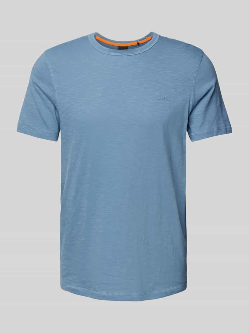 Boss Orange T-shirt met labelprint model 'Tegood'