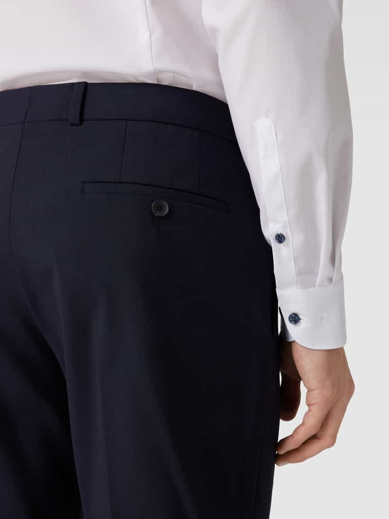 s.Oliver BLACK LABEL Regular fit pantalon met persplooien model 'OULTIMATE'