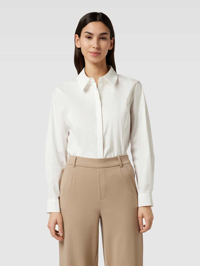 Blouse in effen design, model 'Oriana' FREE/QUENT