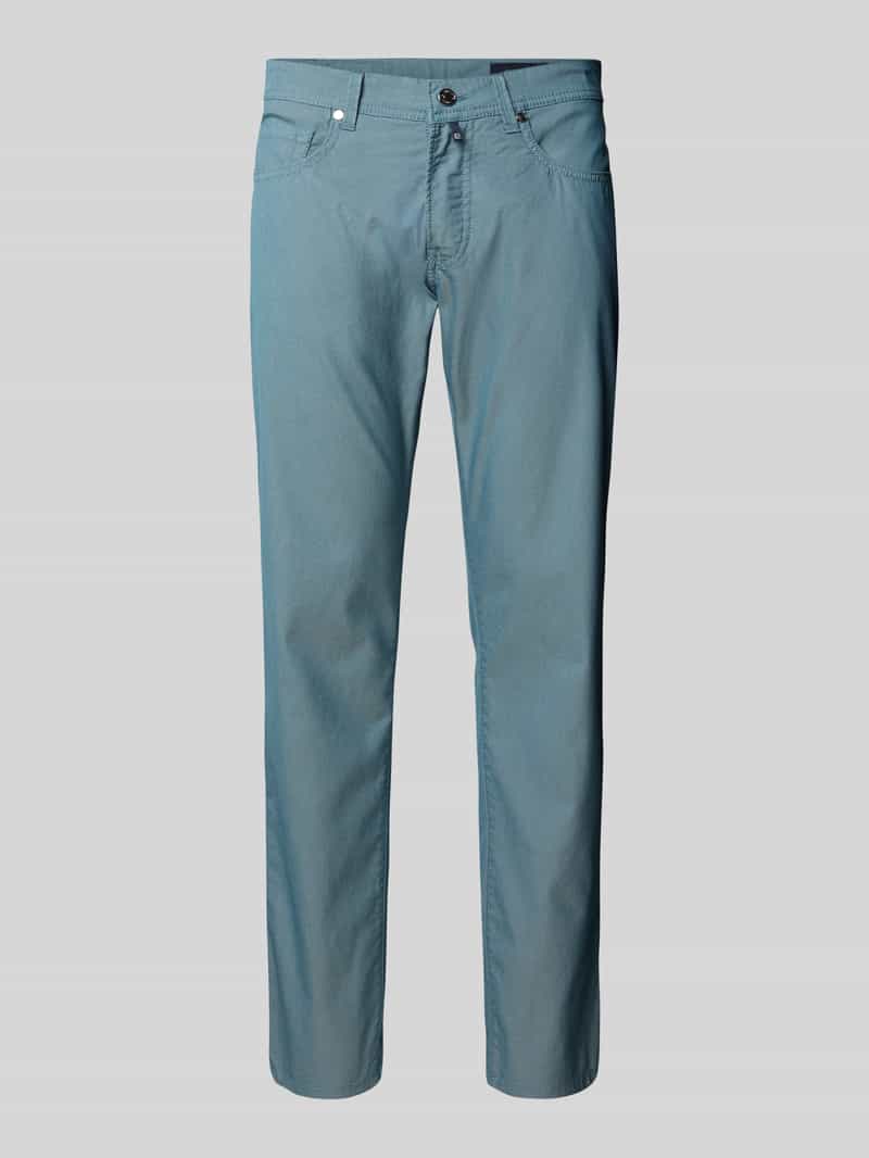 Pierre Cardin Tapered fit chino met structuurmotief model 'Lyon'