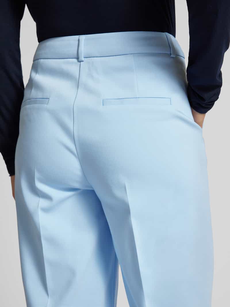 comma Stoffen broek met bandplooien