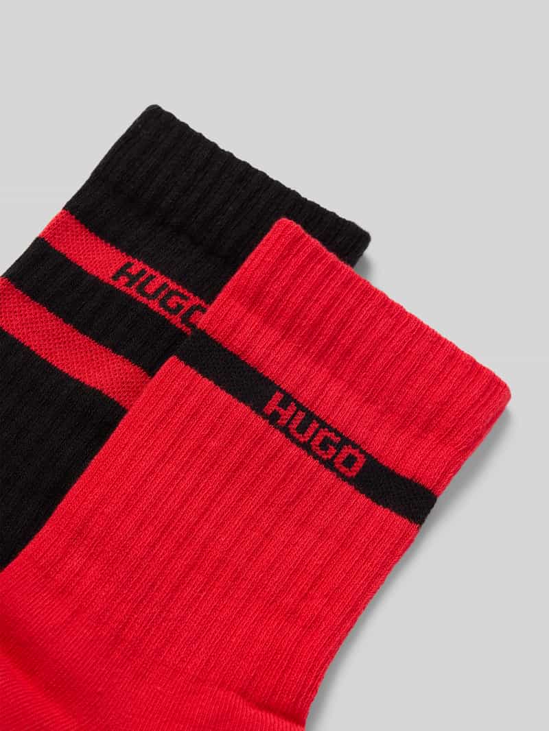 HUGO Sokken van katoenmix in een set van 2 paar