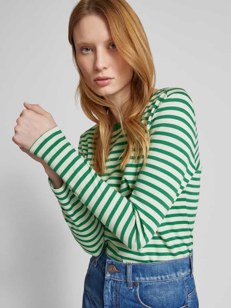 Tom Tailor Denim Regular fit shirt met lange mouwen van puur biologisch katoen