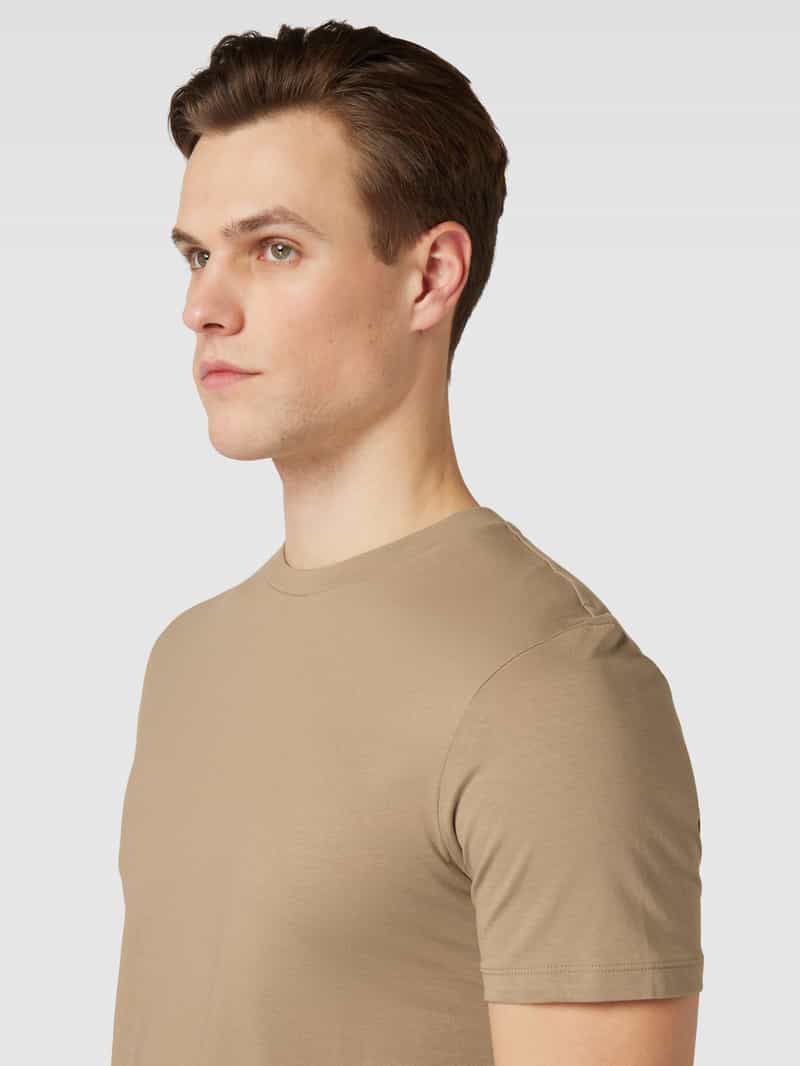 Strellson T-shirt met ronde hals en korte mouwen
