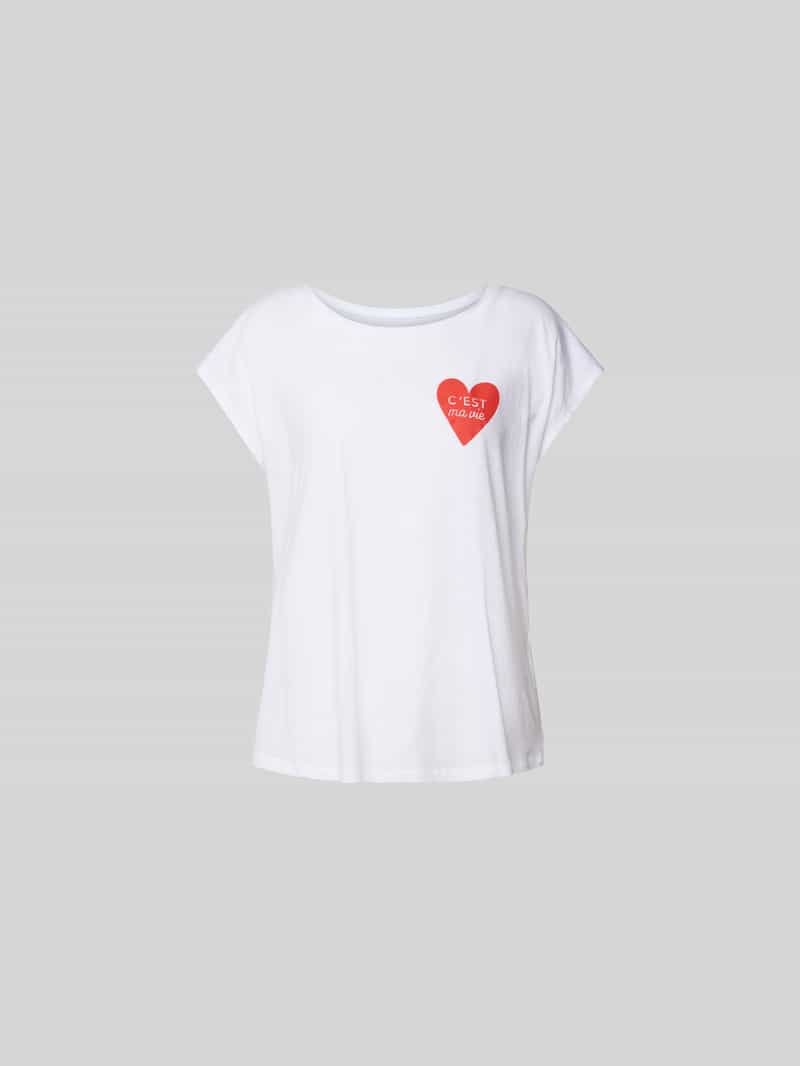 T-shirt met motiefprint