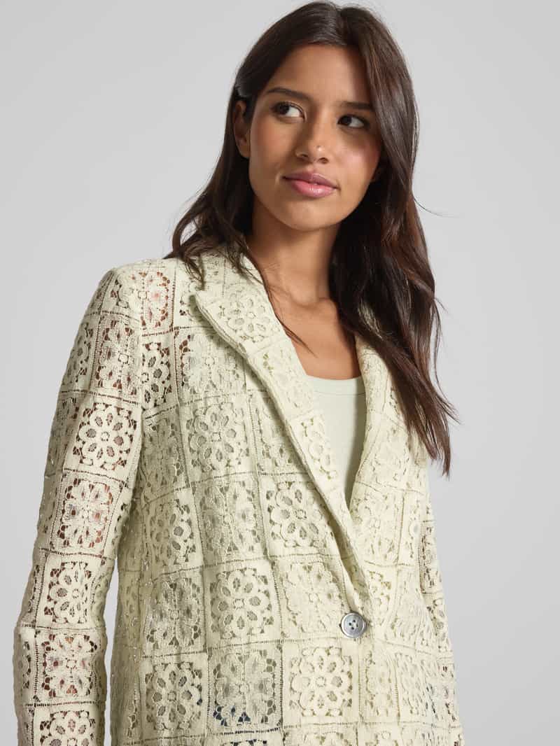 MOS MOSH Blazer met etskanteffect model 'Maliet Phera'